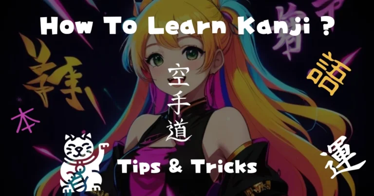 how to learn kanji